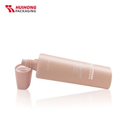 Tube de lotion pour corps rose de 30 ml avec couvercle de dessus de vis ovale pour cosmétique
