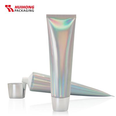 Emballage en aluminium de tube holographique pour le visage doux de 150 ml pour cosmétiques